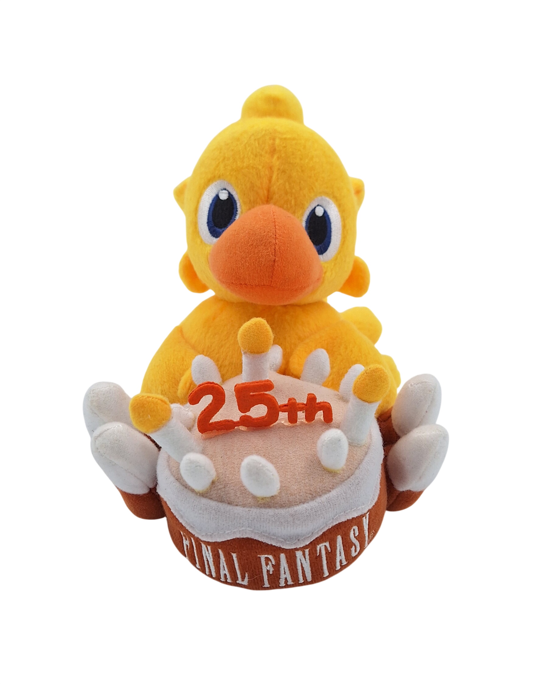 Peluche Chocobo « 25 th Anniversary » de la saga de jeux vidéo Final fantasy de la marque Square Enix. Très bon état -  reconditionné disponible sur Label Emmaüs